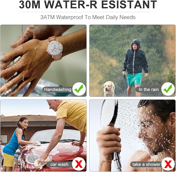 CHEETAH Minimalist Waterproof Quartz Watches for Men with Leather Strap, Auto Date