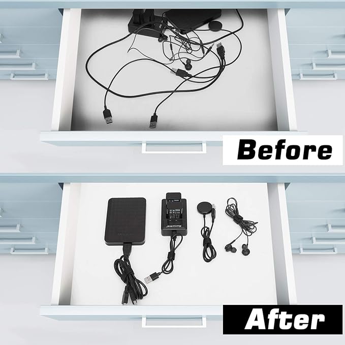 200PCS Reusable Fastening Cable Ties, 6-Inch Cable Straps Cable Management, Multi-Purpose Hook & Loop Cord Organizer Wire Ties, Adjustable Cable Organizer Cord Ties, Microfiber Cloth Straps, Black