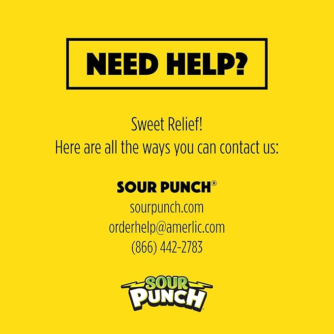 Sour Punch Straws, Sweet & Sour Flavored Soft, Chewy Candy, Tray, Blue Raspberry , 2 Ounce (Pack of 24)