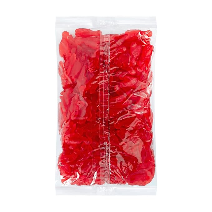 Kervan Candy Bebeto Red Lobster Gummies - Fruity, Soft & Sweet Gummy Candy Bulk for Kids, Gift Snacks and Parties - Big Party Size Bag Red Lobsters (5 lbs)