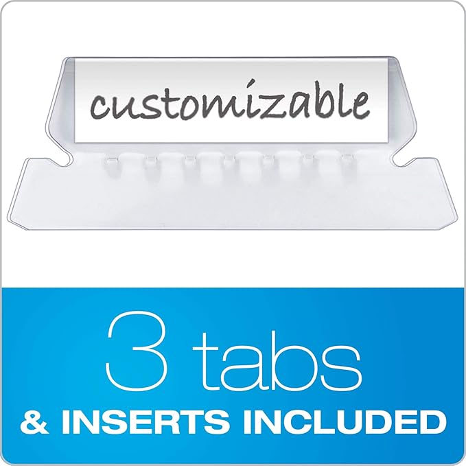 Pendaflex Portable File Box with File Rails, Hinged Lid with Double Latch Closure, Granite, 3 Black Letter Size Hanging Folders Included (41747AMZ)