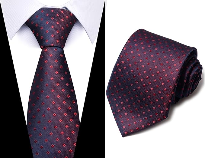 Tie For Men Necktie Woven Jacquard Neck Ties Set 6 PCS