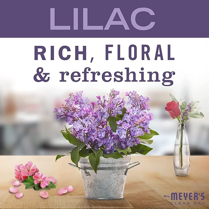 Mrs. MEYER'S CLEAN DAY New Spring Scent Variety Pack (Rose + Lilac + Mint)