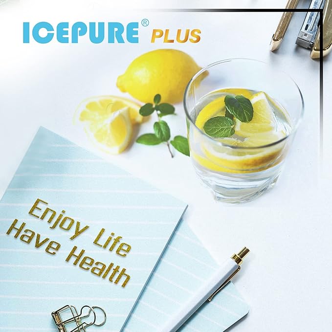 ICEPURE PLUS 4396508 NSF53&42 Premium Replacement for Whirlpool 4396510, Everydrop EDR5RXD1, Filter 5, NL240V, WFL400, 46-9902, 9010, RWF0500A Refrigerator Water Filter, 1PACK