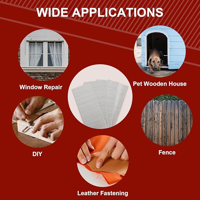 18 Gauge Brad Nails, 1000 Counts 2-inch 18 GA Brad Nails, Galvanized Nails for Nail Gun, Finishing Nail Gun Nails for Pneumatic, Electric Brad Nailer Gun