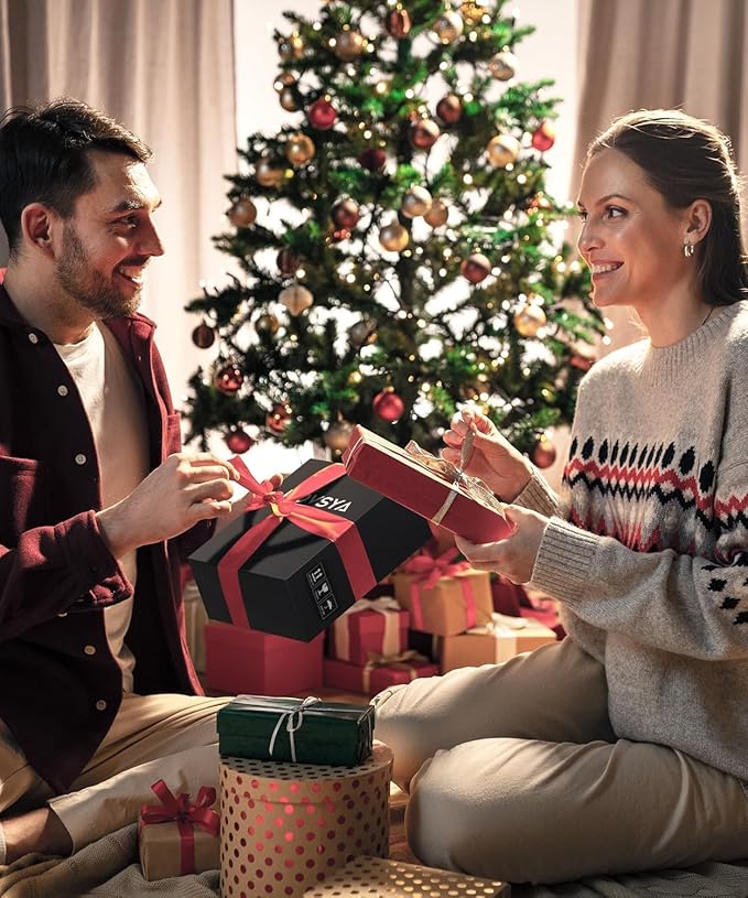 Red Wine Glasses Set of 4, Large Hand Blown Crystal Burgundy Glasses-Ultra-thin, Light for Wine Tasting, 23.5OZ, Perfect Gifts, Valentine's Day, Anniversary, Birthday