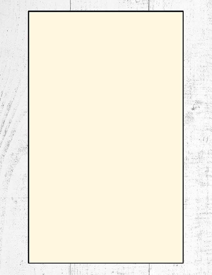 Limited Papers (TM) Colored Copy and Printing Paper, 8.5"x14" Legal Size, 24 Pound, 500 Sheets Per Ream. (500, Ivory)