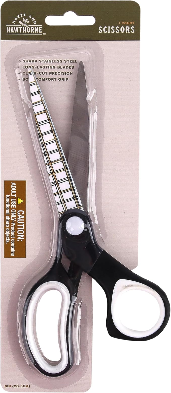 Simple Modern Scissors, by Hazel & Hawthorne, 8 Inches