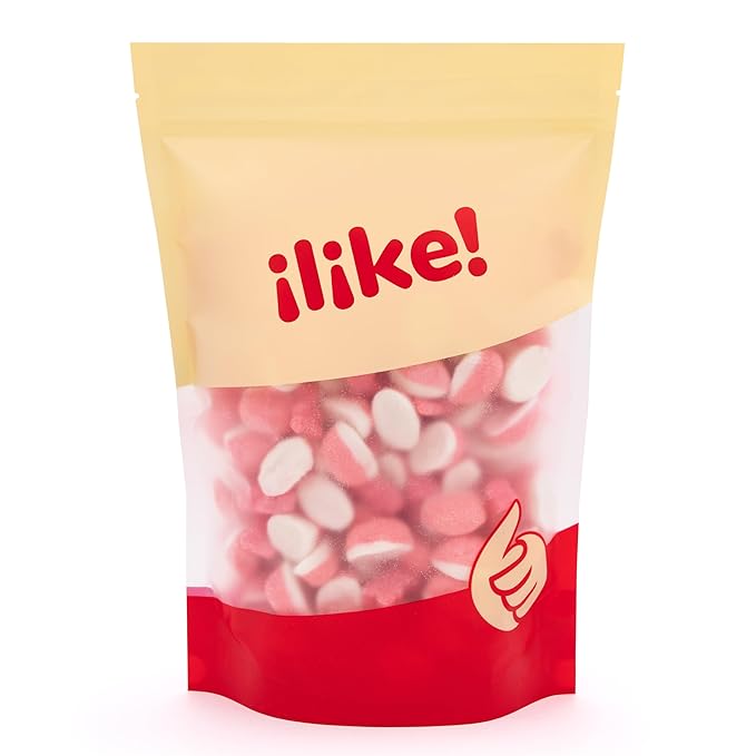 Pink Candy Mix | 2 Pound Bag | Sour Gummi Bears | Puffy Gummies | Tutti-Frutti and Strawberry Flavors | Pink Gummies for Baby Showers, Gender Reveal, Party Favors, and Candy Buffets