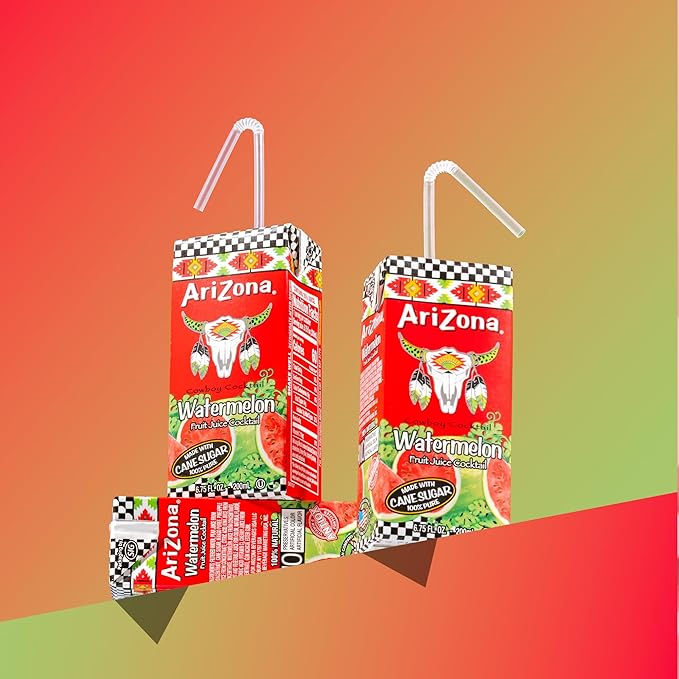 Arizona Watermelon Drink, 6.75 fl oz Tetra Box (Pack of 32)