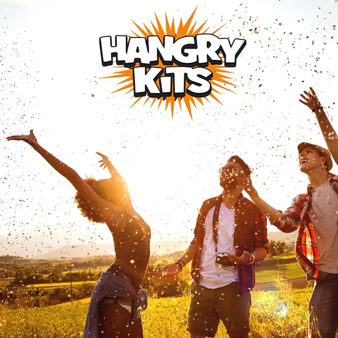 Hangry Kits Sending a Giant Hug For Men And Women - Send-A-Hug Basket Care Package for Men, To A Friend Or Loved One In Hospital, After Surgery Or Sickness. Recovery. Delicious Variety Of Comforting Snacks