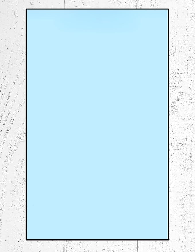 Limited Papers (TM) Colored Copy and Printing Paper, 8.5"x14" Legal Size, 24 Pound, 500 Sheets Per Ream. (500, Blue)