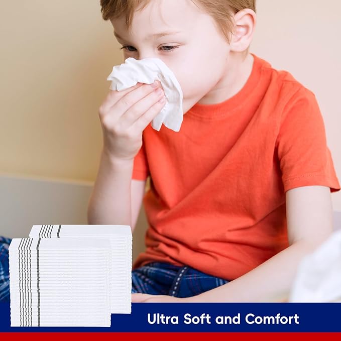 400 Pack Paper Dinner Napkins, Absorbent Paper Napkins, Premium Quality Guest Towels, 2-Ply Disposable Hand Towels for Kitchen, Events, Parties or Events (Silver)