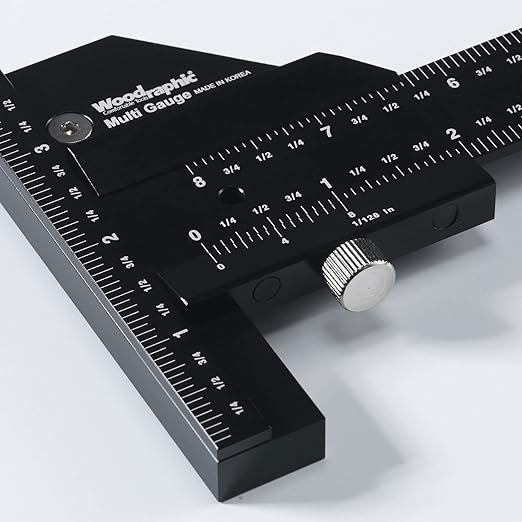 Scriber Gauge 37 Inch – Extra Long Measuring and Marking Ruler, Layout and Joinery Gauge, CNC Aluminum Square Tool for Woodworking, Carpentry, Framing, DIY Projects (New Version)