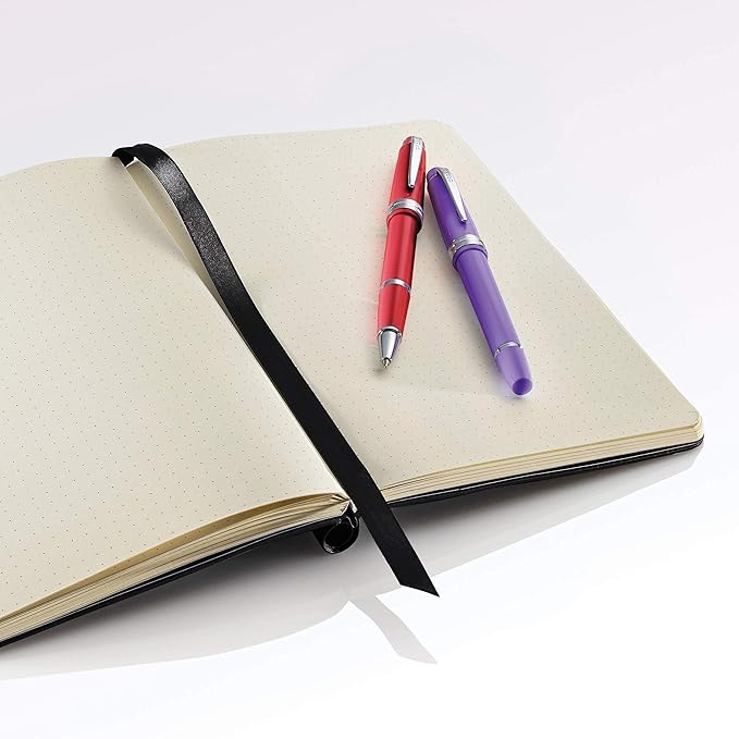 Cross Bailey Light Refillable Rollerball Pen Presented in a Everyday Gift Box - Medium Point, Black Ink, Polished Gray