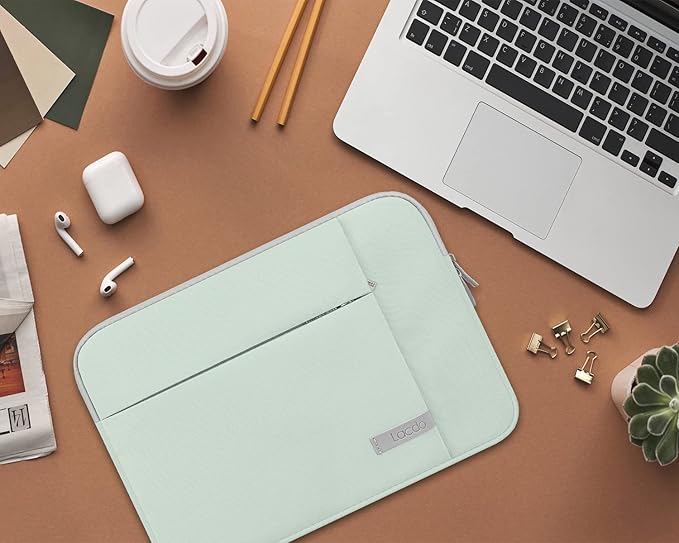 Lacdo Laptop Sleeve Case for 14 inch New MacBook Pro M5/M4/M3/M2/M1 Chips Pro Max A3434 A3112 A3401 A3185 A2918 A2992 2025-2021, 13.8" 13.5" Microsoft Surface Laptop 7th 6 5 4 3 Computer Bag, Green