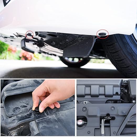 Nilight 100Pcs Push-Type Fender Liner Retainer Clips Replacement for Chrysler 6504521, 04575412AF Jeep Liberty Grand Caravan Dodge Charger Grand Caravan, 2 Years Warranty
