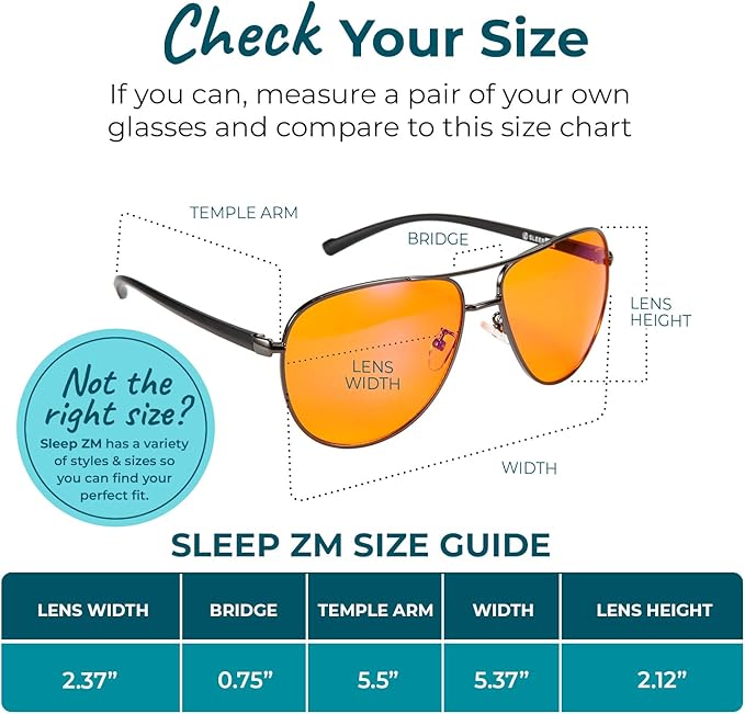 100% Blue Light Blocking Glasses - Women + Men - Better Sleep - Anti Eye Strain Protection - Computer Screens Gaming