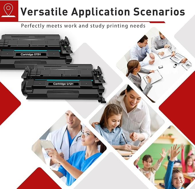 070H /070 High-Yield Toner Cartridge Compatible Replacement for Canon 070 070H CRG-070H CRG-070 Toner Cartridges Work for Canon ImageClass MF465dw MF462dw LBP247dw LBP246dw Printers