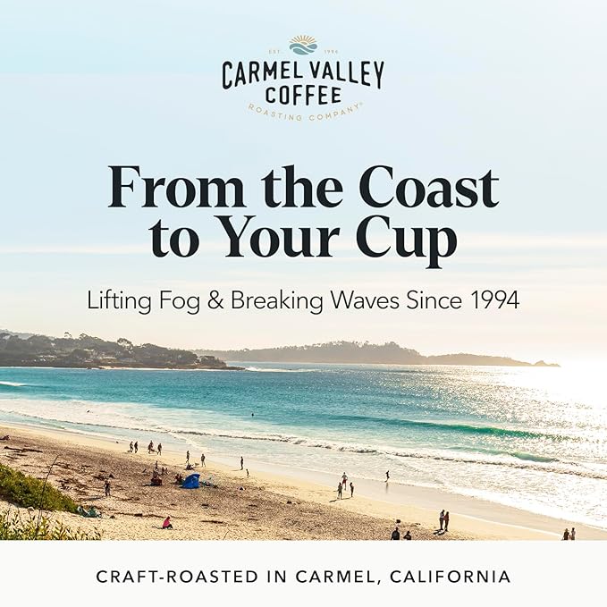 Carmel Valley Coffee Roasting Jamaican Me Crazy® – Medium Roast, Whole Bean, Caramel, Vanilla & Coffee Liqueur Flavored, 12 Ounce Bag (Pack of 1)