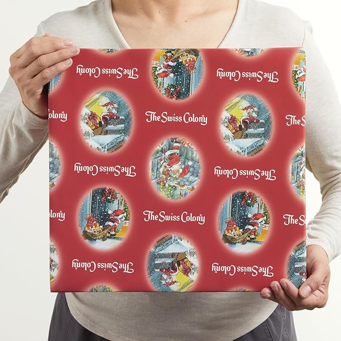 5 Red Gift Boxes - The Swiss Colony 27 Favorites Food Gift Set, Summer Sausage Meats and Cheeses, Assorted Chocolates, Candies, Petits Fours, Cheese & Charcuterie Board Gifts Basket Holiday Christmas