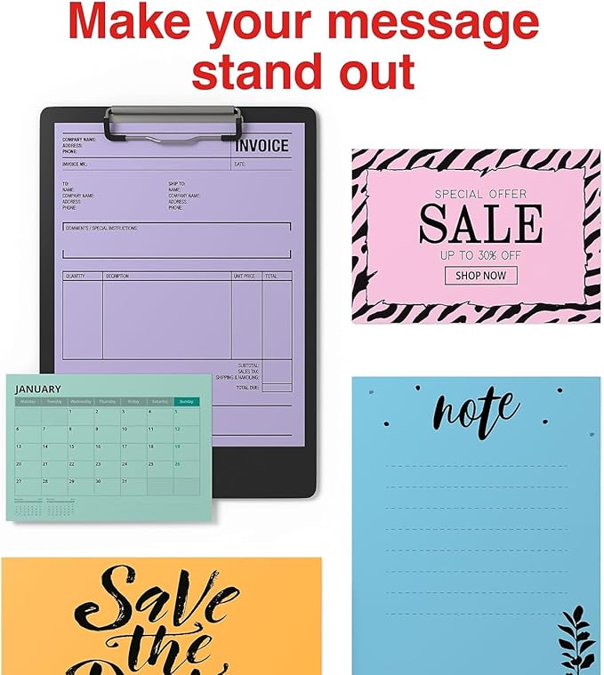 Staples Pastel Color Copy Paper, 30% Recycled, 8.5 x 11 Inch, 20 lbs, 500-Sheets Pack, Canary