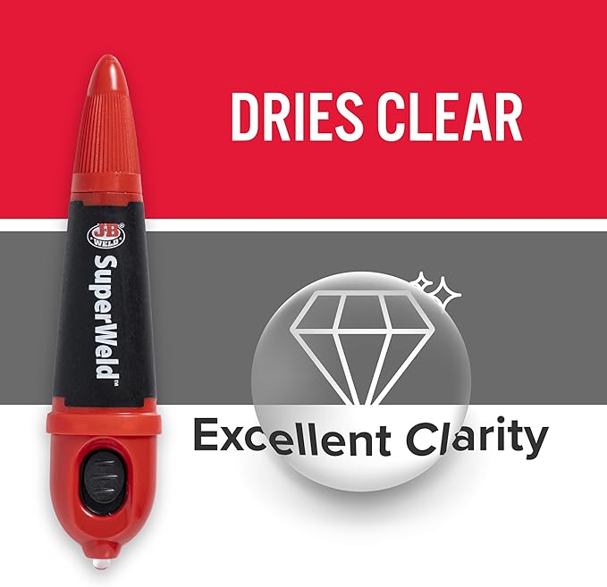 J-B Weld Light-Activated Superglue, Clear, 5g, 2-Pack