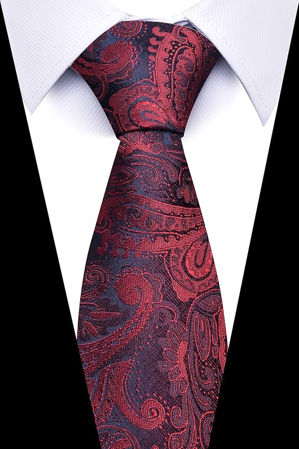 Tie For Men Necktie Woven Jacquard Neck Ties Set 6 PCS