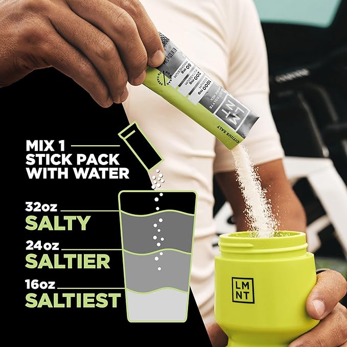 LMNT Zero Sugar Electrolytes - Citrus Salt | Drink Mix | 30-Count