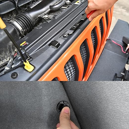 Nilight 40PCS Bumper Rivet Fender Clips OEM Replaces Nissan 01553-09321 8mm Hole