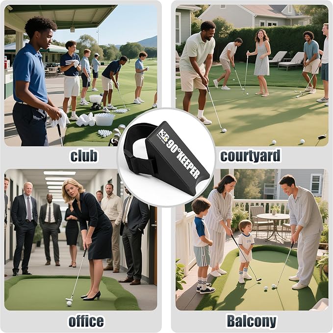 Golf Swing Trainer Aid, 90°Keeper Golf Posture Correction Training Aid, Professional Swing Accuracy Improvement Tool for Preventing Over Swinging