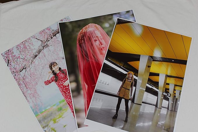 PPD Double Sided Photo Paper, Glossy Brochure Paper 8.5 x 11 for Inkjet Printer, 180 gsm, 9.9 mil Thick for Magazine, Flyer, Presentation, Program, Instant Dry & Water Resistant (50 Sheets)