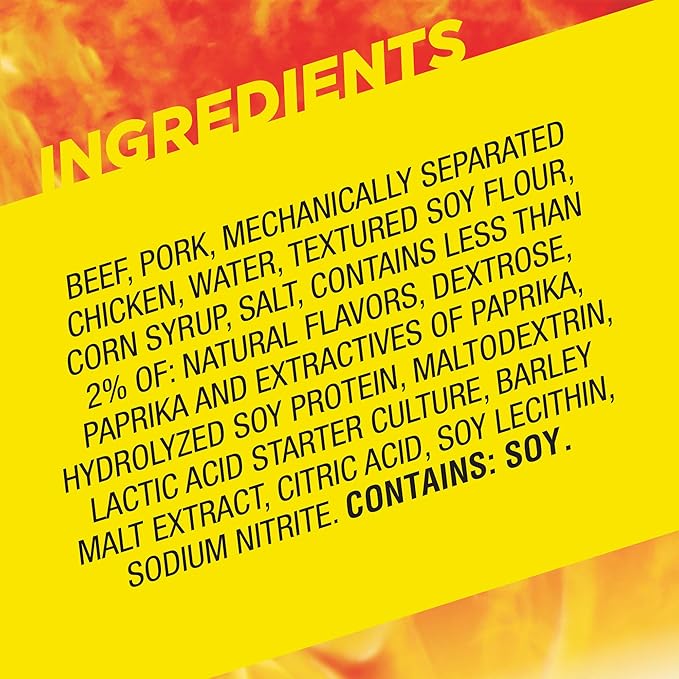 Slim Jim Smoked Meat Sticks, Original Flavor, 6g Protein Per Serving, Snack Size, Stocking Stuffer, 0.28 oz. (46 Count)