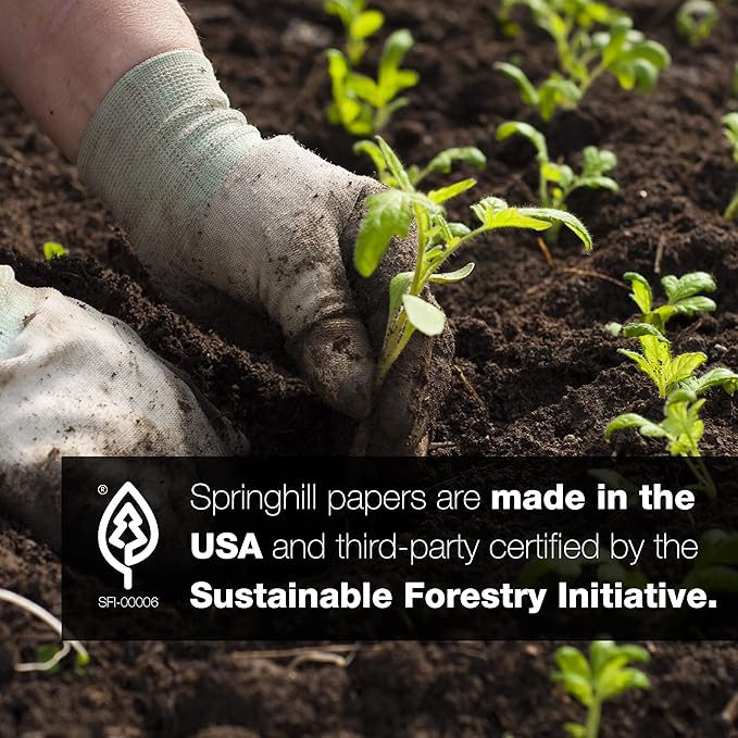 Springhill 11” x 17” Ivory Copy Paper, 24lb Bond/60lb Text, 89gsm, 500 Sheets (1 Ream) – Colored Printer Paper with Smooth Finish – Versatile and Flexible Computer Paper – 024049R