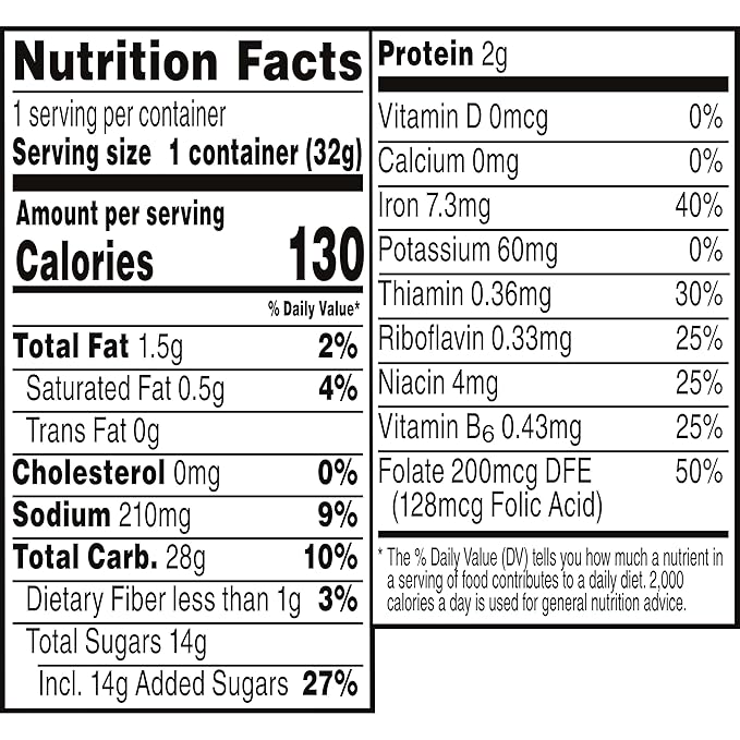 Cap'n Crunch Breakfast Cereal, Oops All berries, 1.12 Oz Individual Cups (12 Pack)