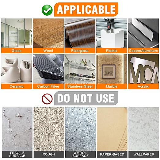 Double Sided Tape Heavy Duty 2 Pack, 1.2 Inch x 400 Inch ,Extra Large Nano Double Sided Adhesive Tape for Walls, Carpets, and Posters - Removable Reusable, Washable(33.3FT)