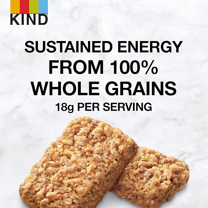 KIND Breakfast Protein Bars, Caramel Peanut, Healthy Snacks, Gluten Free, 8g Protein, 30 Count