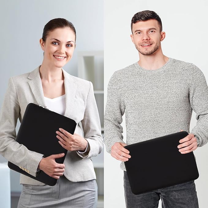 RAINYEAR 13 Inch Laptop Sleeve Compatible with 13.3" MacBook Air/Pro M1 M2 M3 M4 A3240 A3113 A2681 A2337 A1932 A2179 A2338 A1706 A1708 Carrying Computer Bag Protective Cover Case (Black)