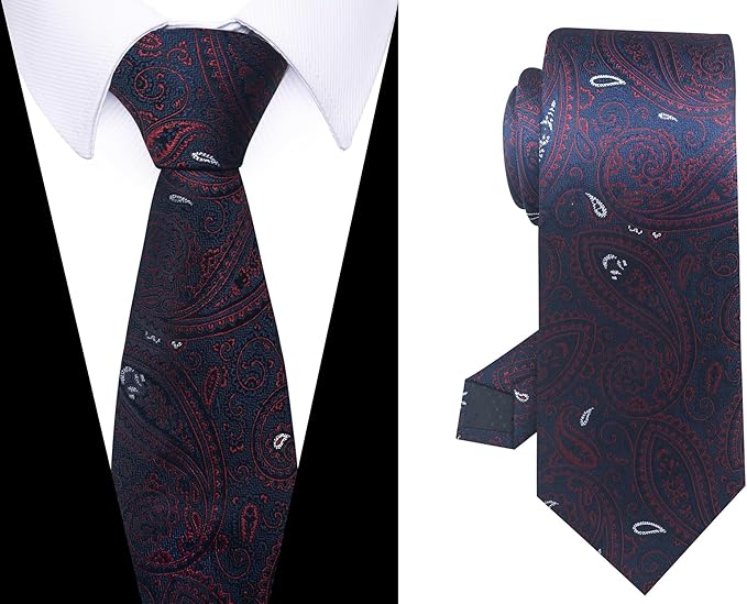 Tie For Men Necktie Woven Jacquard Neck Ties Set 6 PCS