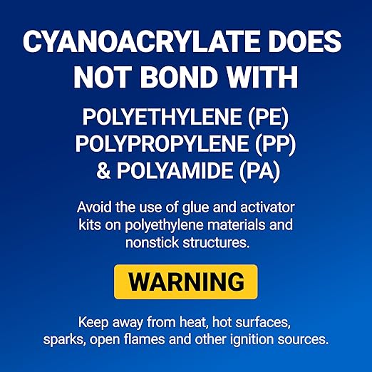 MITREAPEL CA Glue with Activator Kit 2x3.5oz-2x13.5fl oz Instant Bond Professional Cyanoacrylate Adhesive and Super Glue Accelerator for Woodworking with Extra Caps&Microtips,DIY&Craft, Plastic,Repair