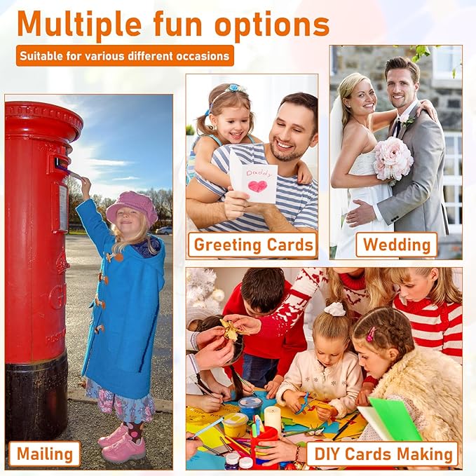 40 Sheets Navy Blue Cardstock 8.5 x 11 Copy Paper, 200gsm/75lb Heavyweight Paper Card Stock for Christmas DIY Making Cards, Wedding Invitations, Crafting, Memus, Greeting Cards