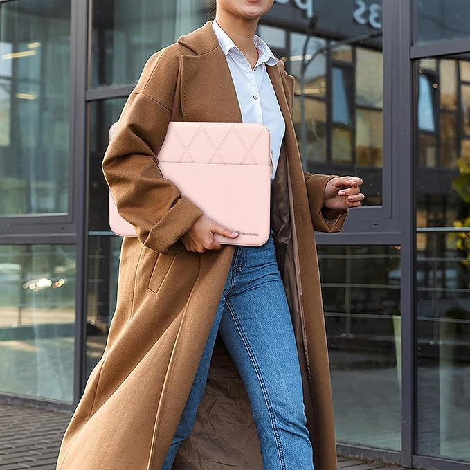 Smatree Laptop Sleeve for 14 inch Acer Aspire 3 A314 23P-R0JK/36P-360X/23P-R9B1, TravelMate P6 TMP614, Predator Triton 300 SE Gaming Laptop PT314, Acer Protective Case with Pocket, Pink (E425P)