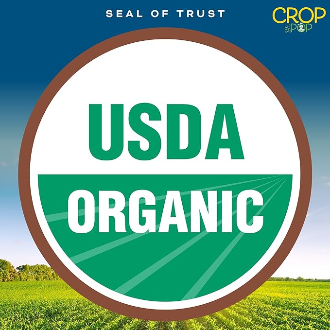 CROP BY POP - Organic Raw Brazil Nuts (8 Oz - 1 LB) Packed Fresh in Resealable Bag - USDA Organic, Non GMO - Naturally Grown, Vegan, Kosher