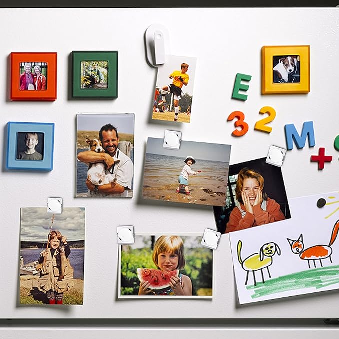 Magnetic Clips 1.5 inch, 12 Pack Heavy Duty Magnet Metal Clips for Hanging, Strong Magnet Clip for Whiteboard, Fridge, Classroom, Refrigerator