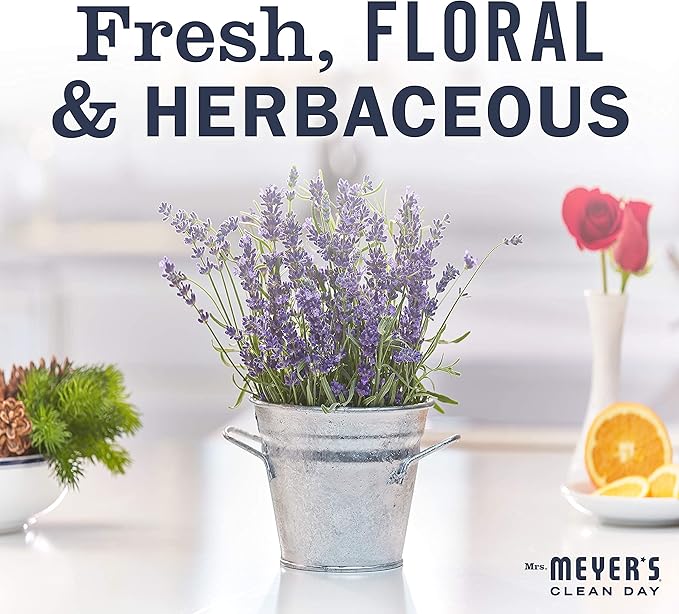 Mrs. MEYER'S CLEAN DAY Hand Soap Refill Scent Variety Pack 2 CT (Lavender + Basil)