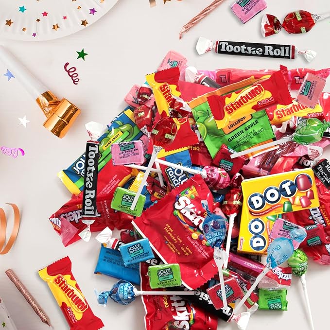 Assorted Candy Variety Pack Mix – 8 LB Bulk Bag Also Good for Piñatas, Goodie Bags, Party Favors & Buffets