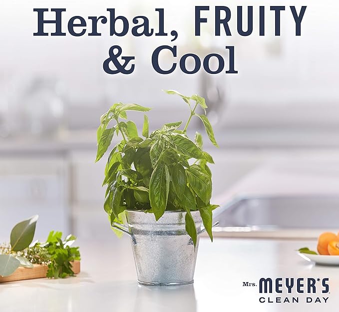 Mrs. MEYER'S CLEAN DAY Hand Soap Refill Scent Variety Pack 2 CT (Basil + Lemon Verbena)