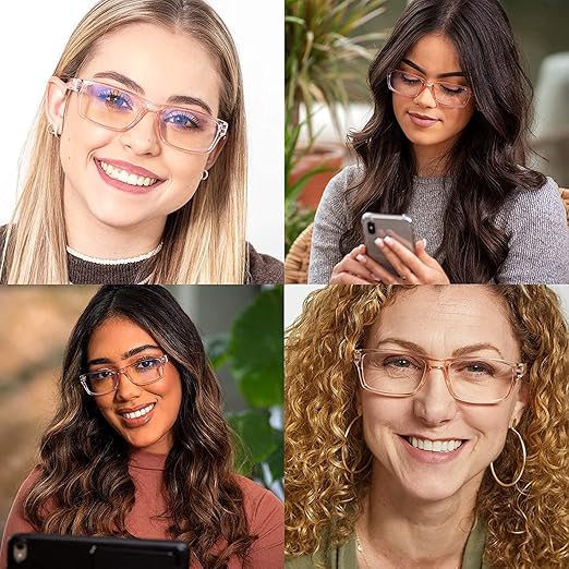 Readerest Blue Light Blocking Glasses – Computer Eyewear, UV Protection, Eye Strain & Glare Reduction, Lightweight Frame