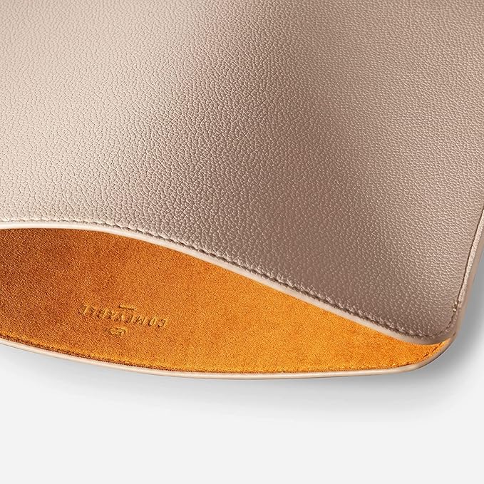 Comfyable Laptop Sleeve 13 Inch Precisely Compatible with MacBook Air M4 2025-2018 & MacBook Pro M2 2022 M1 2020-2016, Faux Leather Cover Case, Sand