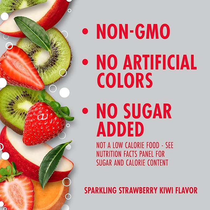 V8 +SPARKLING ENERGY Strawberry Kiwi Energy Drink, Made with Real Vegetable and Fruit Juices, 11.5 FL OZ Can (6 Packs of 4)